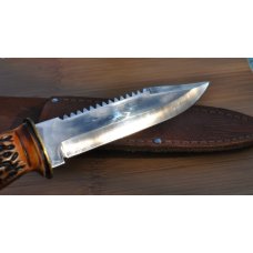 Colonial Fixed Blade Mint With Leather Sheath 9 1/4OAL Fishmaster Stainless 1950's Mirror Polish Colonial Fixed Blade Mint With Leather Sheath 9 1/4OAL Fishmaster Stainless 1950's Mirror Polish