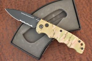 BOKER TREE BRAND PLUS AUTOMAT AUTOMATIC KALASHNIKOV SWITCH BLADE KNIFE 74 BUTTON AUTO (12070)