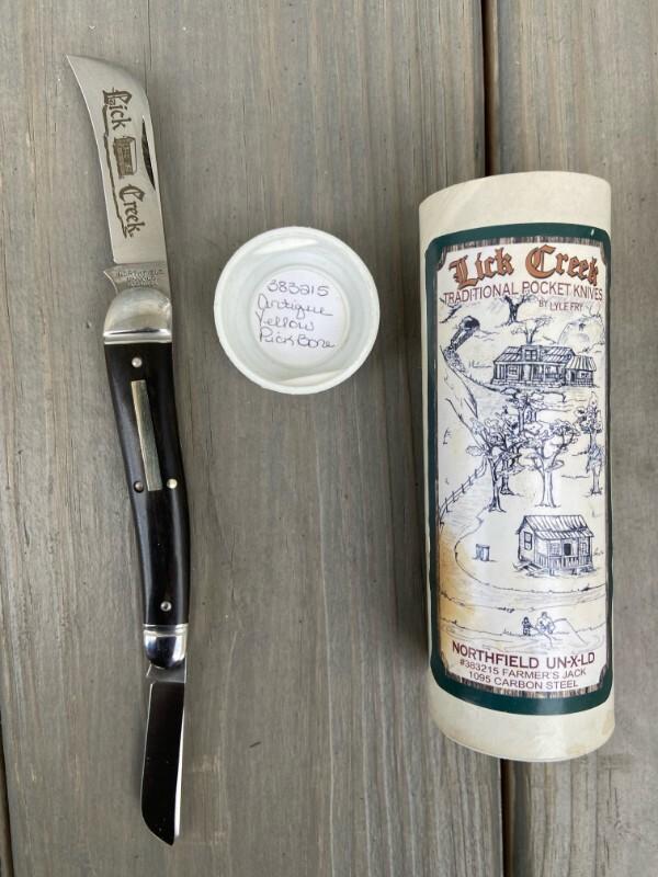  New old stock- Lick Creek Cutlery  GEC 383215 Farmer jack