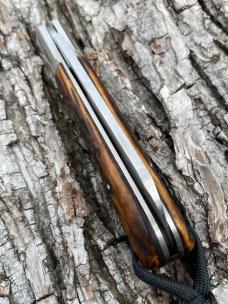 BENINI - FACAS CUSTOM STAG HANDLE SLIPJOINT FOLDER **VERY NICE BUILD**