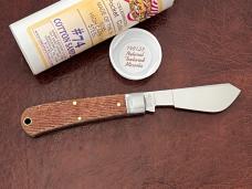 Great Eastern Cutlery GEC 74 Cotton Sampler Natural Textured Micarta 749123