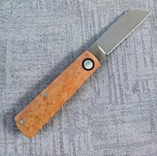 Willem Steenkamp Modern Sheepsfoot Barlow..3.5".M390..Richlite scales.Cocobolo Shield.slip.pouch.coa Willem Steenkamp Modern Sheepsfoot Barlow..3.5".M390..Richlite scales.Cocobolo Shield.slip.pouch.coa