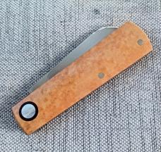 Willem Steenkamp Modern Sheepsfoot Barlow..3.5".M390..Richlite scales.Cocobolo Shield.slip.pouch.coa Willem Steenkamp Modern Sheepsfoot Barlow..3.5".M390..Richlite scales.Cocobolo Shield.slip.pouch.coa