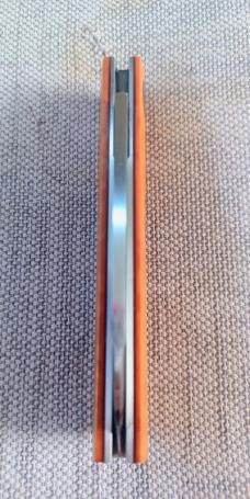 Willem Steenkamp Modern Sheepsfoot Barlow..3.5".M390..Richlite scales.Cocobolo Shield.slip.pouch.coa