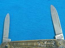VINTAGE IMPERIAL USA TRAIN LOCOMOTIVE RAILROAD FOLDING POCKET FOB CIGAR KNIFE KNIVES OLD USA VINTAGE IMPERIAL USA TRAIN LOCOMOTIVE RAILROAD FOLDING POCKET FOB CIGAR KNIFE KNIVES OLD USA