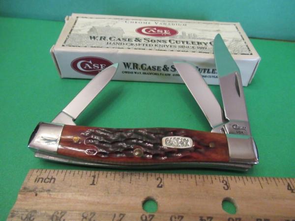 Case XX 1999 Brown Bone Stockman Pattern # 63032 CV