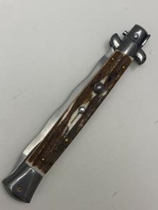 Frank B  Beltrame 28cm / 11" Kris Stag Older Style (Round Hole) Stiletto Swivel Bolster EX 