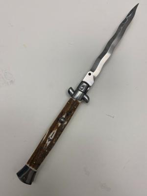 Frank B  Beltrame 28cm / 11" Kris Stag Older Style (Round Hole) Stiletto Swivel Bolster EX 