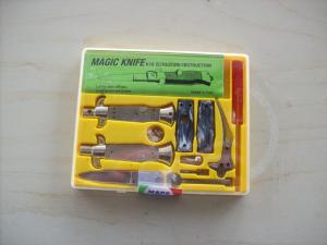 Italian Magic Knife Switchblade Kit Complete with Instructions UNUSED W/Plastic Case