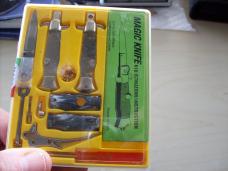 Italian Magic Knife Switchblade Kit Complete with Instructions UNUSED W/Plastic Case Italian Magic Knife Switchblade Kit Complete with Instructions UNUSED W/Plastic Case