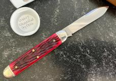 Great Eastern Cutlery Northfield 542117 Big Jack, Blood Red Jig Bone Handle, GEC 54, New 