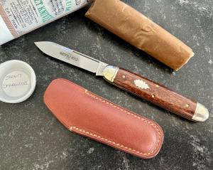 Great Eastern Cutlery Northfield 542117 Big Jack, Snakewood Handle, Custom Sheath, GEC 54, New 