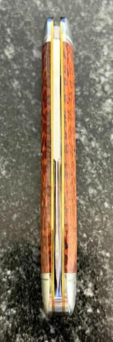 Great Eastern Cutlery Northfield 542117 Big Jack, Snakewood Handle, Custom Sheath, GEC 54, New Great Eastern Cutlery Northfield 542117 Big Jack, Snakewood Handle, Custom Sheath, GEC 54, New