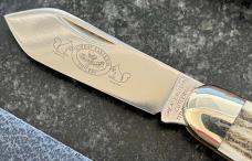 Great Eastern Cutlery 252110EO Little Jack, Custom Elk Handle and Filework, Sheath, GEC 25, Unused Great Eastern Cutlery 252110EO Little Jack, Custom Elk Handle and Filework, Sheath, GEC 25, Unused