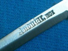 VINTAGE HORN ANDUJAR INOX NAVAJA SMALLL FOLDING POCKET PEN JACK KNIFE KNIVES OLD