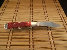 CASE XX 1990'S VINT. ACE STORES 75TH ANNIVERSARY 1924-1999 COPPERLOCK MINT RED BONE WOOD CASED KNIFE CASE XX 1990'S VINT. ACE STORES 75TH ANNIVERSARY 1924-1999 COPPERLOCK MINT RED BONE WOOD CASED KNIFE