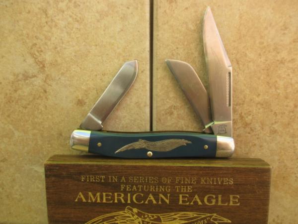 American Eagle Bicentennial Stockman (Schrade made) 1 of a set of 5   John Adams 