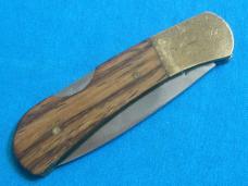 VINTAGE GERBER PORTLAND OR 97223 BAREHEAD LOCKBACK FOLDING POCKET JACK KNIFE KNIVES