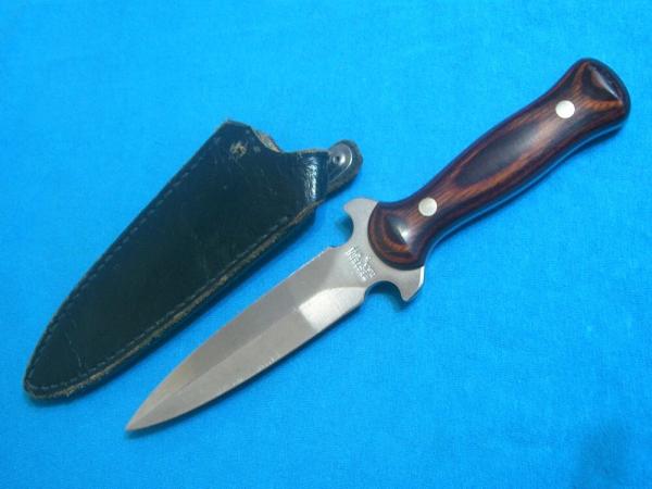 VINTAGE 1983 WESTERN USA W77 G  FIXED BLADE COMBAT FIGHTING DIRK DAGGER BOOT KNIFE KNIVES OLD