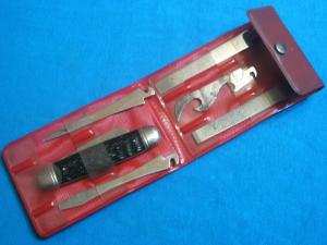 VINTAGE IMPERIAL PROV USA ALLIS CHALMERS BLADE CHANGER EXCHANGER FOLDING POCKET KNIFE KNIVES OLD AD