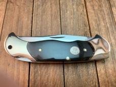 Boker Scout Lockback Buffalo Horn Handles 440C Blade Solingen Germany Boker Scout Lockback Buffalo Horn Handles 440C Blade Solingen Germany