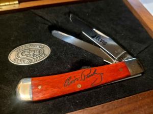 Collectable Elvis Presley CASE XX Old Red Bone Handle Trapper Pocket Knife Limited Edition of 500