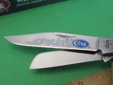 Case XX 2006 Blue Scrolled Stag Stockman Pattern # 53032