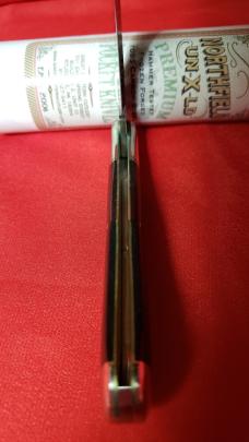 Great Eastern Cutlery Large 97 Gabon Ebony Saber Grind Swell Center Knife New with Tube GEC 976119 Great Eastern Cutlery Large 97 Gabon Ebony Saber Grind Swell Center Knife New with Tube GEC 976119