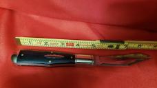 Great Eastern Cutlery Large 97 Gabon Ebony Saber Grind Swell Center Knife New with Tube GEC 976119 Great Eastern Cutlery Large 97 Gabon Ebony Saber Grind Swell Center Knife New with Tube GEC 976119
