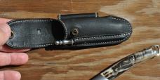 Le Thiers Fontenille Pataud 4 1/2" Closed Sandvik 14C28N Ram Horn Handle Locking Blade Artisan Made