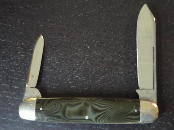 PINE KNOT BELNAP HARDWARE LARGE GREEN SWIRL CELLULOID CIGAR 1920-30