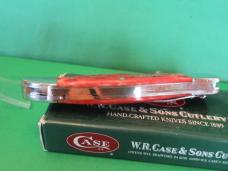 Case XX 2003 Dark Red Bone Folding Hunter Pattern # 61265LC SS