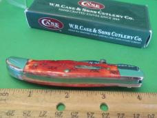 Case XX 2003 Dark Red Bone Folding Hunter Pattern # 61265LC SS