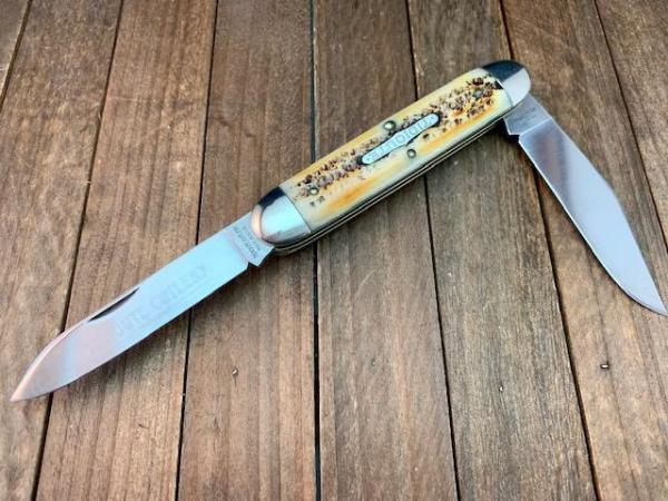 Great Eastern Cutlery Tidioute Pattern 54 Moose Bone Stag 2008 Great Eastern Cutlery Tidioute Pattern 54 Moose Bone Stag 2008
