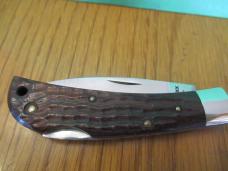 Case XX 1976 Wood Handle Lock Back Pattern # 61051L  SSP