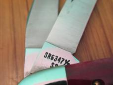 Case XX 1982 Smooth Red Bone Handle Stockman Pattern # SR6347 1/2 SS