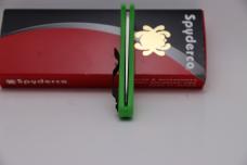 Spyderco Salt 2 Folding Knife 3" LC200N Serrated Blade, Green FRN Handles - C88FSGR2