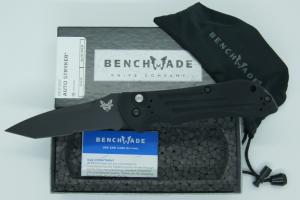 Benchmade Auto Stryker 9101SBK  Tactical Black Tanto Serrated Blade 154CM Steel.  New w/Original Box