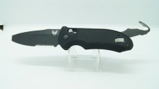 Benchmade Auto Triage 9160SBK Auto Open N680 Bohler Steel Tanto Serrated Blade New w/Original Box Benchmade Auto Triage 9160SBK Auto Open N680 Bohler Steel Tanto Serrated Blade New w/Original Box