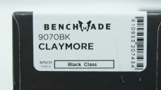 Benchmade Claymore 9070BK Auto Open CPM D-2 Cobalt Black Drop Point Blade New w/Original Box USA Benchmade Claymore 9070BK Auto Open CPM D-2 Cobalt Black Drop Point Blade New w/Original Box USA