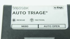 Benchmade Auto Triage 9160SBK Auto Open N680 Bohler Steel Tanto Serrated Blade New w/Original Box Benchmade Auto Triage 9160SBK Auto Open N680 Bohler Steel Tanto Serrated Blade New w/Original Box