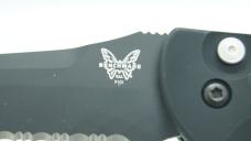 Benchmade Auto Stryker 9101SBK Tactical Black Tanto Serrated Blade 154CM Steel. New w/Original Box Benchmade Auto Stryker 9101SBK Tactical Black Tanto Serrated Blade 154CM Steel. New w/Original Box
