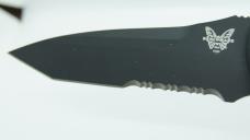 Benchmade Auto Stryker 9101SBK Tactical Black Tanto Serrated Blade 154CM Steel. New w/Original Box Benchmade Auto Stryker 9101SBK Tactical Black Tanto Serrated Blade 154CM Steel. New w/Original Box