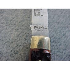 Vintage PUMA HANDMADE #675, Etched, Bone Handles, Stockman Pattern Pocket Knife MINT Vintage PUMA HANDMADE #675, Etched, Bone Handles, Stockman Pattern Pocket Knife MINT