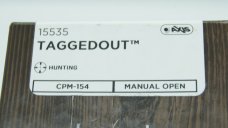 Benchmade Taggedout 15535 Manual Open Orange Givory Handle First Production Run New w/Original Box