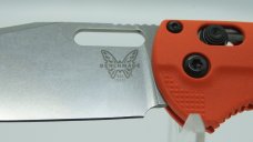 Benchmade Taggedout 15535 Manual Open Orange Givory Handle First Production Run New w/Original Box