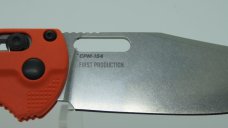 Benchmade Taggedout 15535 Manual Open Orange Givory Handle First Production Run New w/Original Box