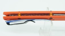 Benchmade Taggedout 15535 Manual Open Orange Givory Handle First Production Run New w/Original Box