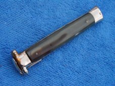 NOS Vintage 1960's Italian OTF Rosa Uliana Primo "Brazilian Horn" Switchblade NOS Vintage 1960's Italian OTF Rosa Uliana Primo "Brazilian Horn" Switchblade