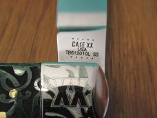 Case XX 2020 Image XX Scrolled Bolsters Ivy Bermuda Green Bone Tribal Lock Pattern # TB 612010L SS Case XX 2020 Image XX Scrolled Bolsters Ivy Bermuda Green Bone Tribal Lock Pattern # TB 612010L SS